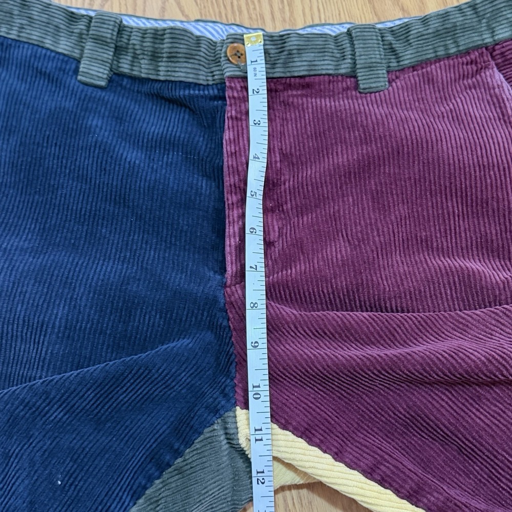 Brooks Brothers Clark Fit Fun Stretch Multicolor Corduroy Pants—34/30 (34/28.5) - Picture 8 of 11